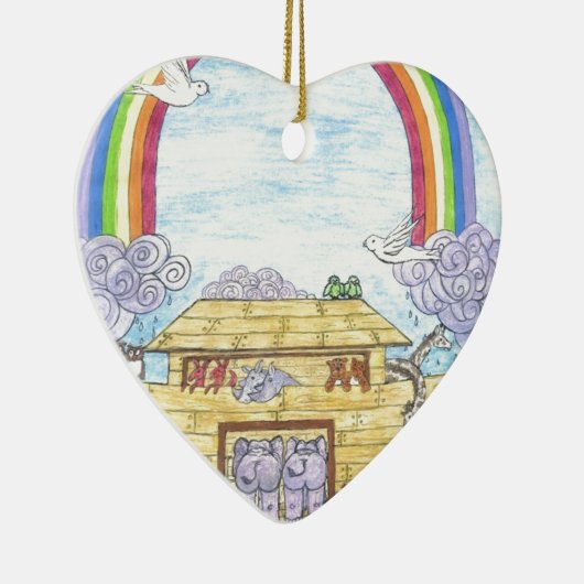 Noah's Ark Keramik Ornament (Rechts)