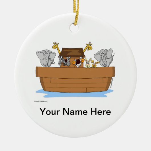 Noah's Ark Keramikornament (Vorne)