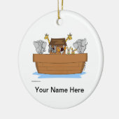 Noah's Ark Keramikornament (Links)