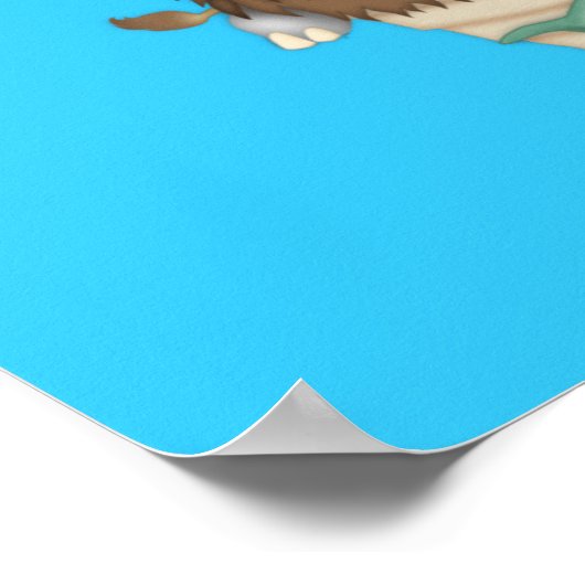 NOAHS ARK KINDERZIMMER DECORATION Poster (Ecke)