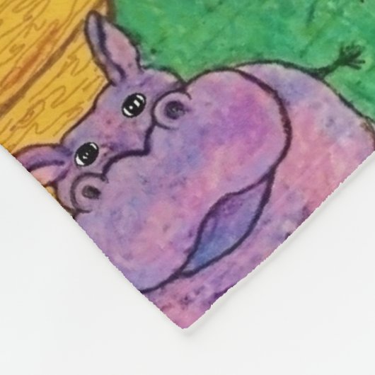 Noah's Ark , Kinderzimmer / Kinder Rainbow Ark Bla Fleecedecke (Ecke)