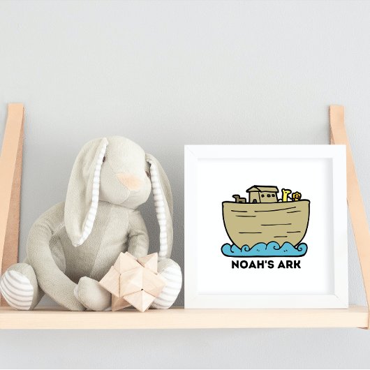 Noah's Ark Kinderzimmer Poster