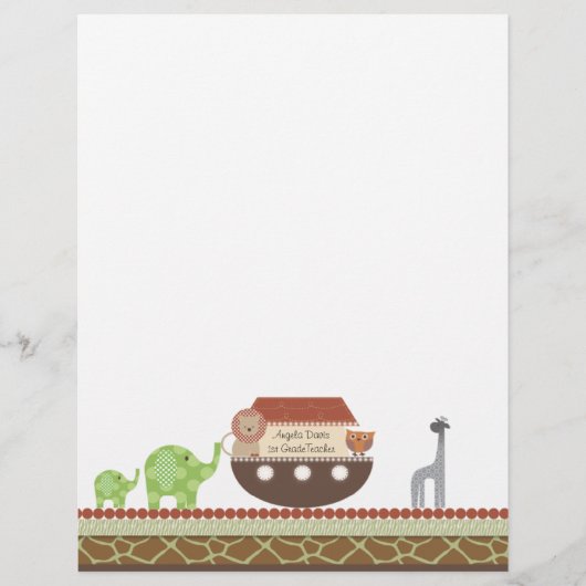 Noahs Ark Letterhead (Vorderseite)