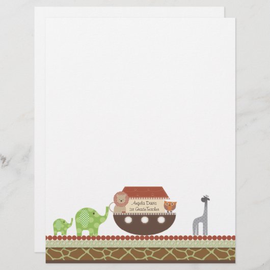Noahs Ark Letterhead (Vorne/Hinten)
