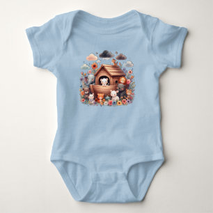 Noah's Ark mit Baby-Tieren Baby Strampler