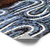 Noah's Ark Mosaic - Circa 1200 - Künstler unbekann Poster (Ecke)