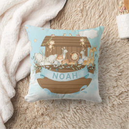 Noah's Ark Niedlicher Tiere Boy Kinderzimmer Sky B Kissen