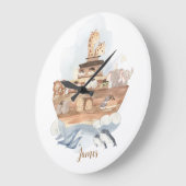Noah's Ark Noah's Ark Clock Große Wanduhr (Winkel)