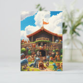 Noahs "Ark of Joy" Dankeskarte (Stehend Vorderseite)