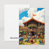 Noahs "Ark of Joy" Dankeskarte (Vorne/Hinten)