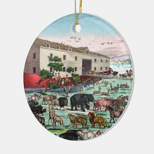 Noahs Ark-Ornament Keramik Ornament (Links)