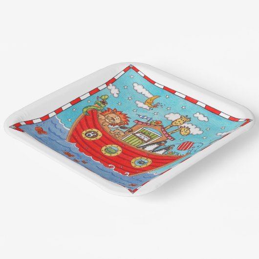 Noah's Ark Pappteller (Gewinkelt)