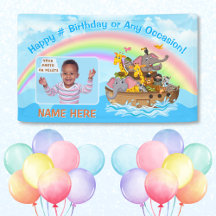 Noahs Ark Party Dekorationen, Noahs Ark Banner