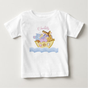 Noah's Ark personalisiert Name Baby Bodysuit T-shirt