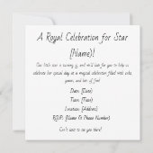 Noah's Ark Personalize Custom Einladung (Rückseite)