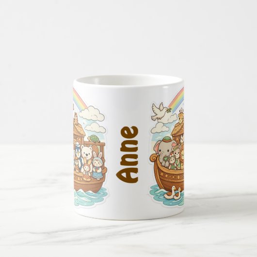 Noah's Ark Personalized Mug Kaffeetasse (Mittel)