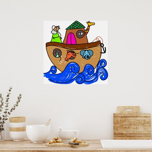 Noahs Ark Poster (Küche)