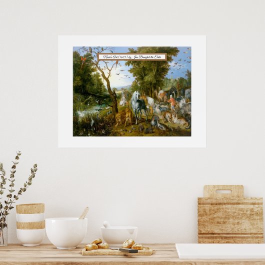 Noah's Ark Poster (Küche)