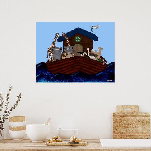 Noah's Ark Poster (Küche)