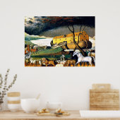 Noah's Ark Poster, Fine Art Malerei, Poster (Küche)