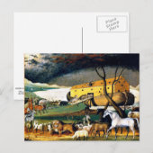 Noah's Ark Postkarte (Vorne/Hinten)