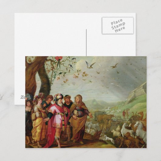 Noah's Ark Postkarte (Vorne/Hinten)
