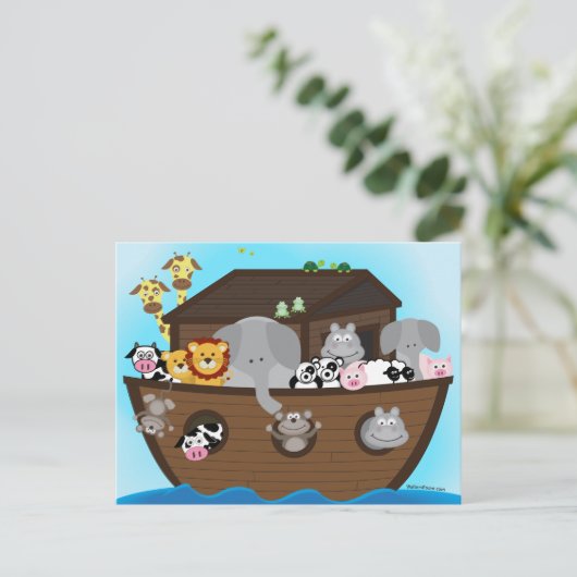 Noah's Ark Postkarte (Stehend Vorderseite)
