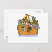 Noah's Ark Postkarte (Vorne/Hinten)