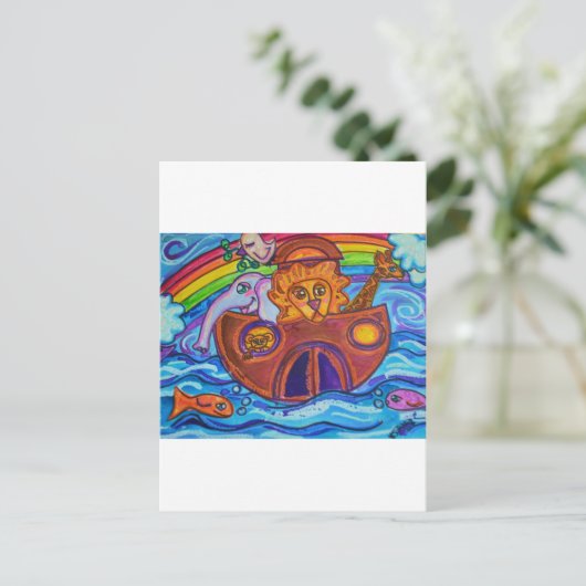 Noah's Ark Postkarte (Stehend Vorderseite)