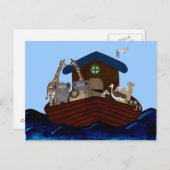 Noah's Ark Postkarte (Vorne/Hinten)