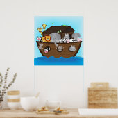 Noah's Ark Print Poster (Küche)