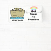 Noahs Ark Rainbow Church Banner (InSitu)
