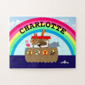 Noahs Ark Rainbow Personalisiert Puzzle (Horizontal)