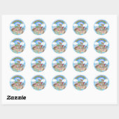 Noah's Ark Rainbow Personalisiert Stickers (Blatt)