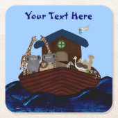 Noah's Ark Rechteckiger Pappuntersetzer (Vorderseite)
