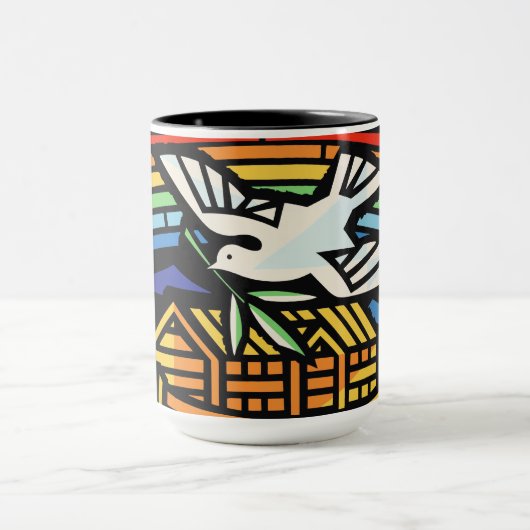 Noah's Ark, Regenbogen, Dove Tasse (Zentrum)