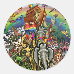 Noah's Ark Runder Aufkleber