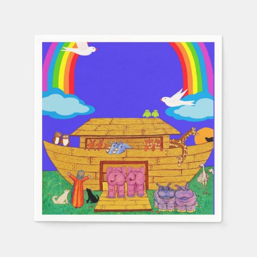 Noah's Ark Serviette (Vorderseite)