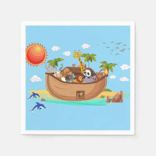 Noah's Ark Serviette (Vorderseite)