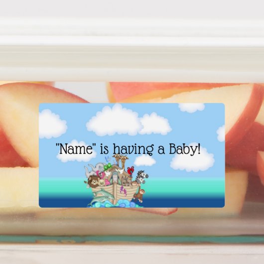 Noah's Ark Smartie Candy Wrapper Gefälligkeitslabe Etiketten (Befestigt)