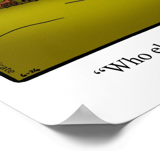 Noah's Ark Spaß Poster Geschenk (Ecke)