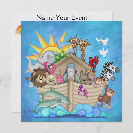 Noah's Ark - SRF Einladung (Vorne/Hinten)