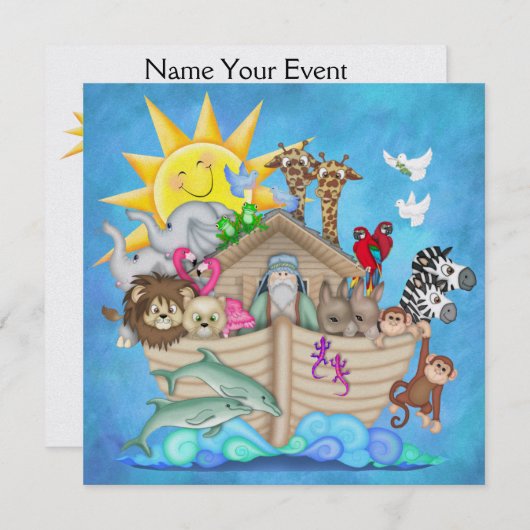 Noah's Ark - SRF Einladung (Vorne/Hinten)