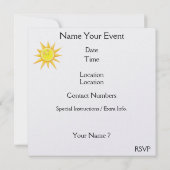 Noah's Ark - SRF Einladung (Rückseite)