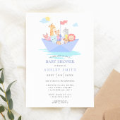 Noah's Ark Süße Tier Boat Baby Shower Einladung