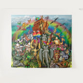 Noah's Ark Tapestry Wandteppich (Vorderseite (Horizontal))