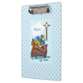 Noahs Ark-Taufe, Boy Blue Klemmbrett (Links)