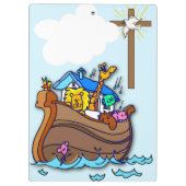 Noahs Ark-Taufe, Boy Blue Klemmbrett (Rückseite)