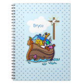 Noahs Ark-Taufe, Boy Blue Notizblock (Vorderseite)