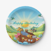 Noah's Ark Theme Pappteller (Vorderseite)